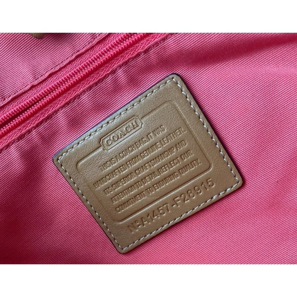 Authentic COACH 28915 Hadley Leather Duffle,Shoulder Bag - Picture 2 of 16